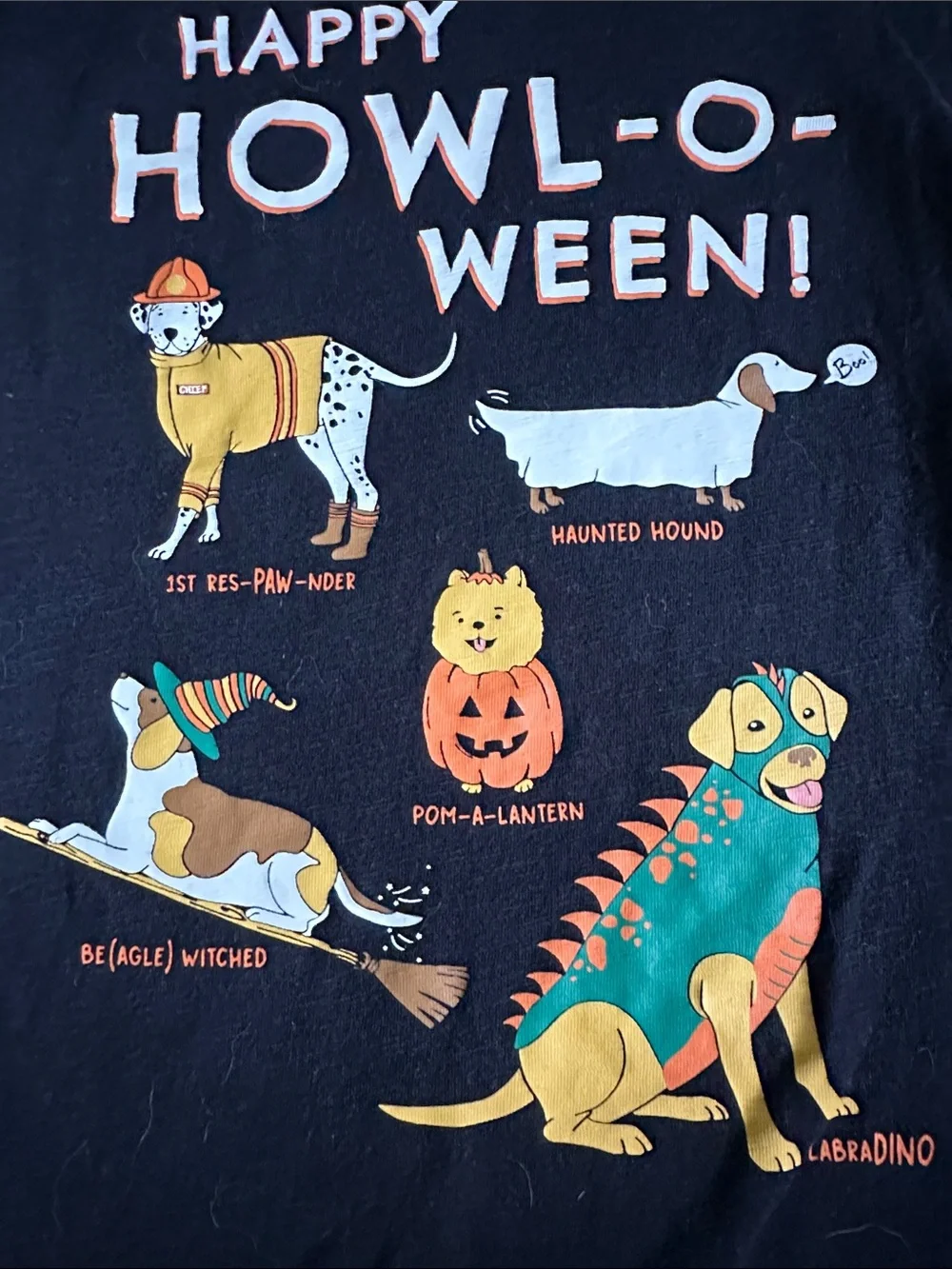 Carter's Navy 'Happy Howl-O-Ween' Halloween Long-Sleeve Tee